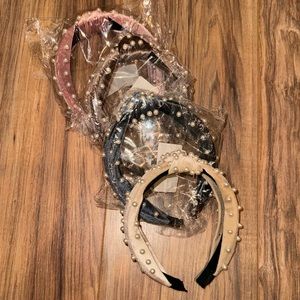 Pearl Headbands - 4 Pack